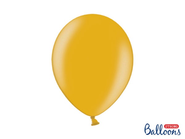 Strong Balloons 30cm Metallic Gold