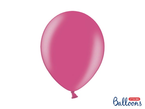 Strong Balloons 30cm Metallic Hot Pink