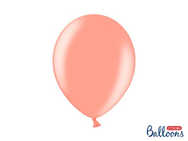 Strong Balloons 30cm Metallic Rose Gold