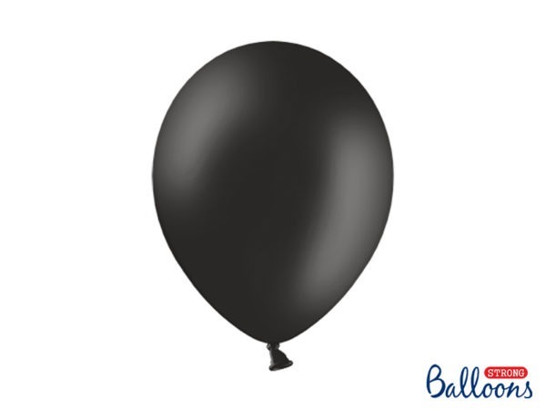 Strong Balloons 30cm Pastel Black