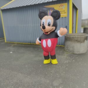 Mascotte mickey gonflable
