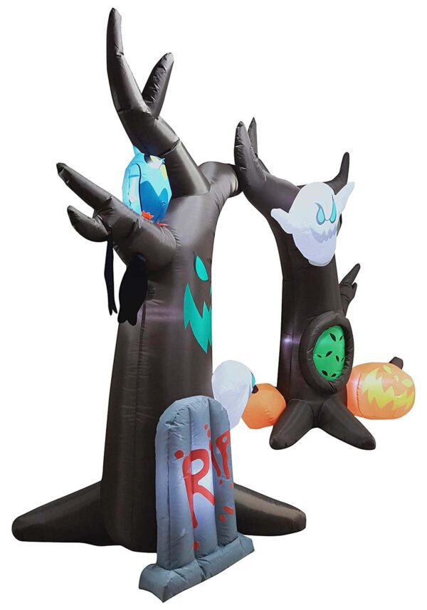 inflatable 8 ft scary tree archway alt 2 1